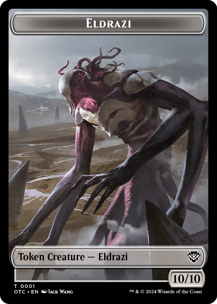 Eldrazi  [Outlaws of Thunder Junction Commander Tokens] Foil
