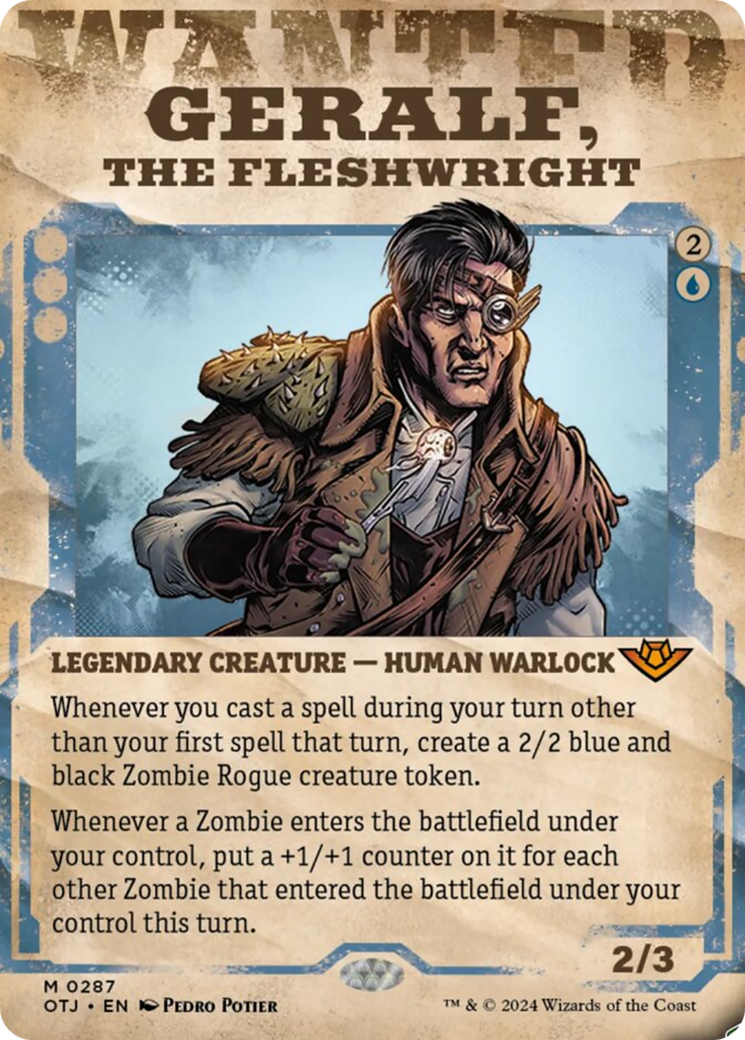 Geralf, the Fleshwright (Showcase) [Outlaws of Thunder Junction] Foil