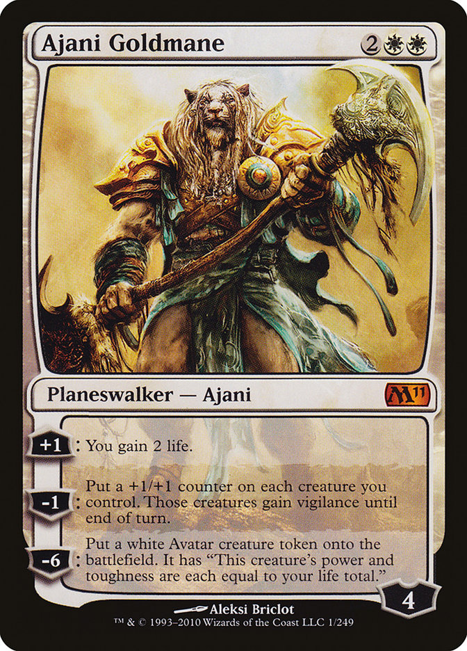 Ajani Goldmane [Magic 2011] Foil