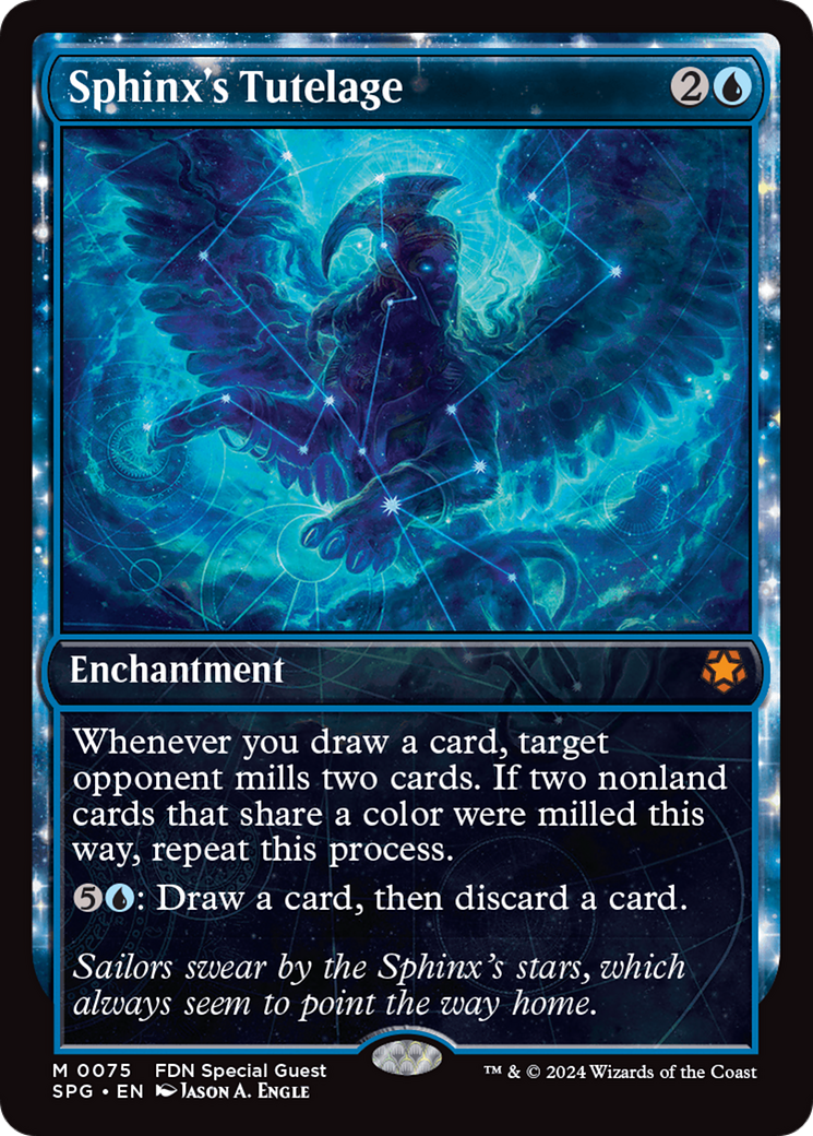 Sphinx's Tutelage (Showcase) [Foundations Special Guests] Foil
