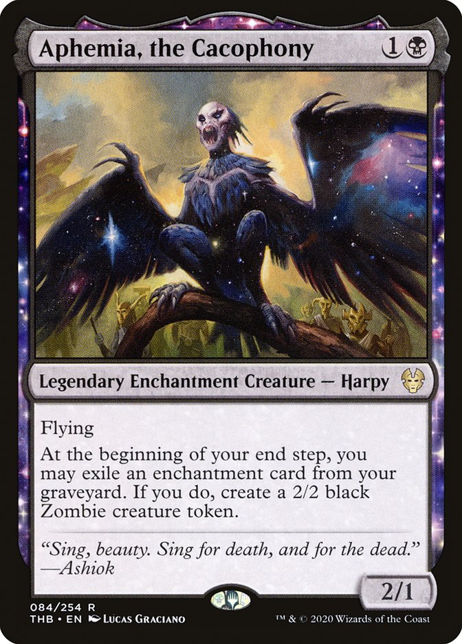 Aphemia, the Cacophony [Theros Beyond Death] Foil