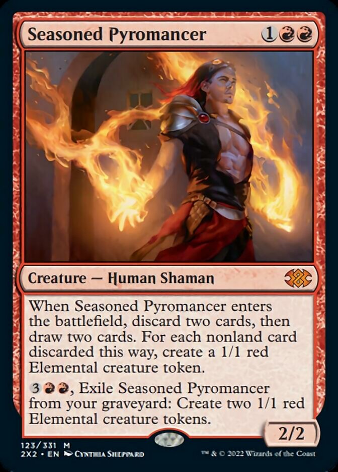 Seasoned Pyromancer [Double Masters 2022] Foil