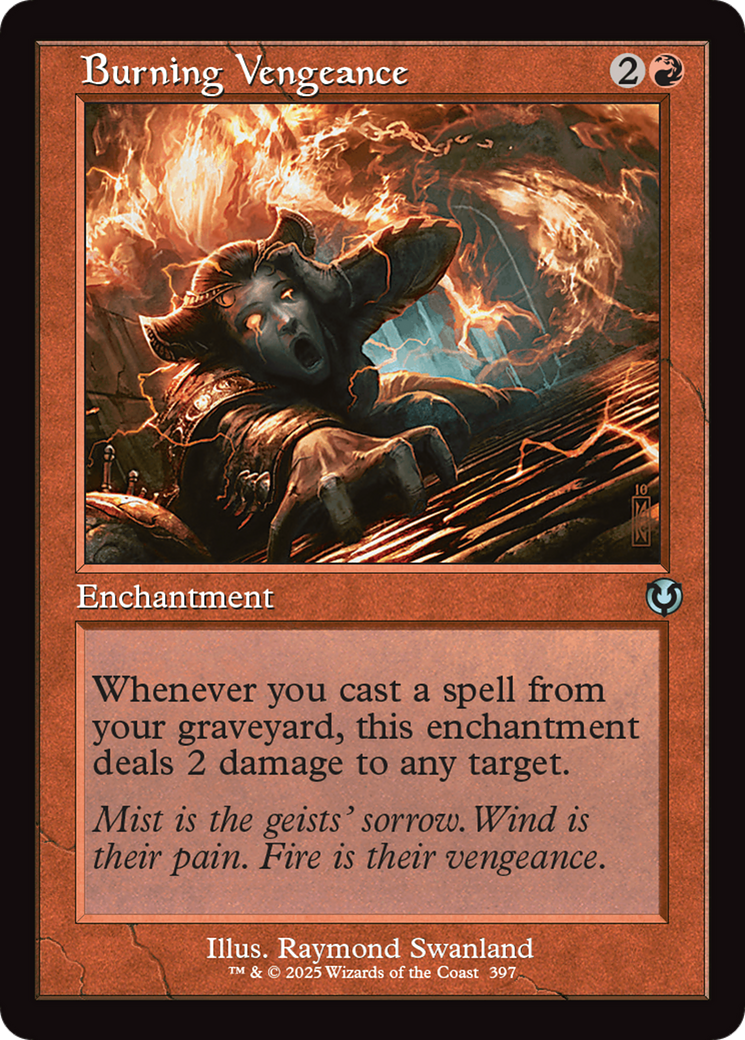 Burning Vengeance (Retro Frame) [Innistrad Remastered] Foil