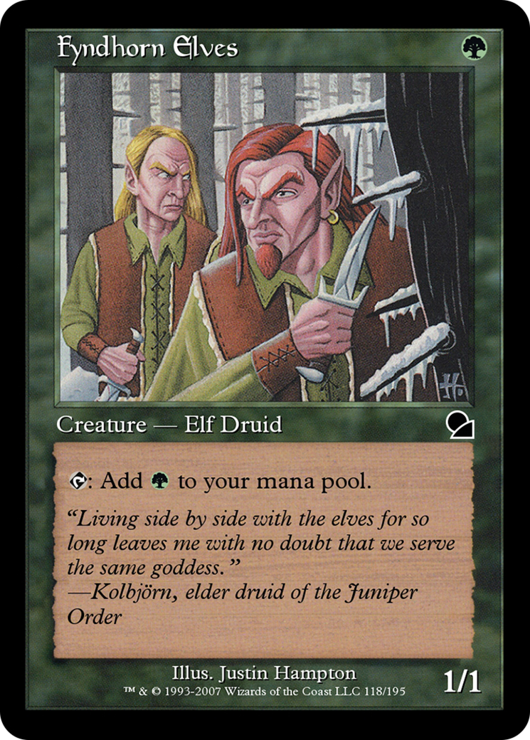 Fyndhorn Elves  [Masters Edition] Foil