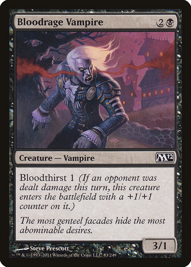 Bloodrage Vampire [Magic 2012] Foil