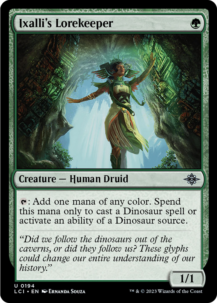 Ixalli's Lorekeeper [The Lost Caverns of Ixalan] Foil