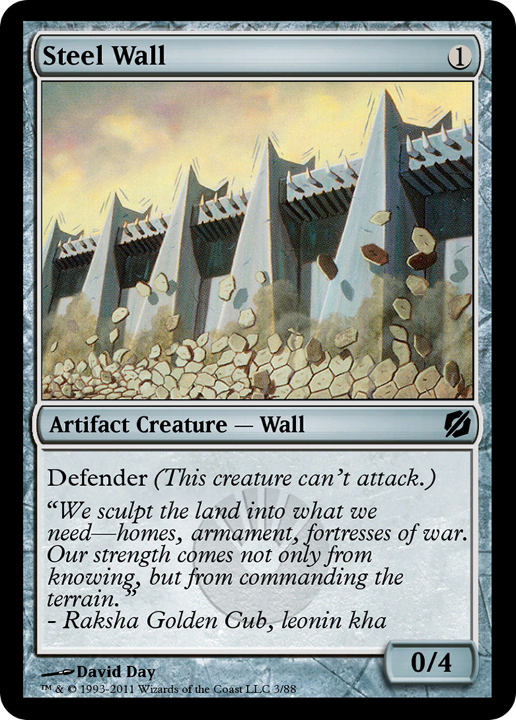 Steel Wall  [Duel Decks: Mirrodin Pure vs. New Phyrexia]
