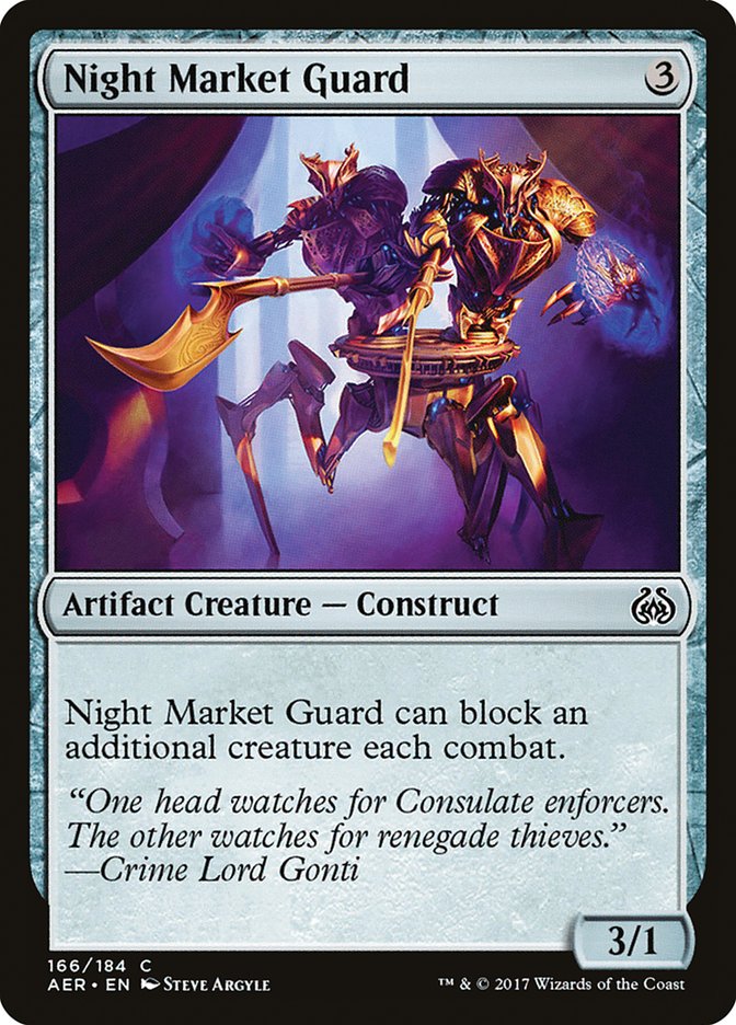 Night Market Guard [Aether Revolt] Foil