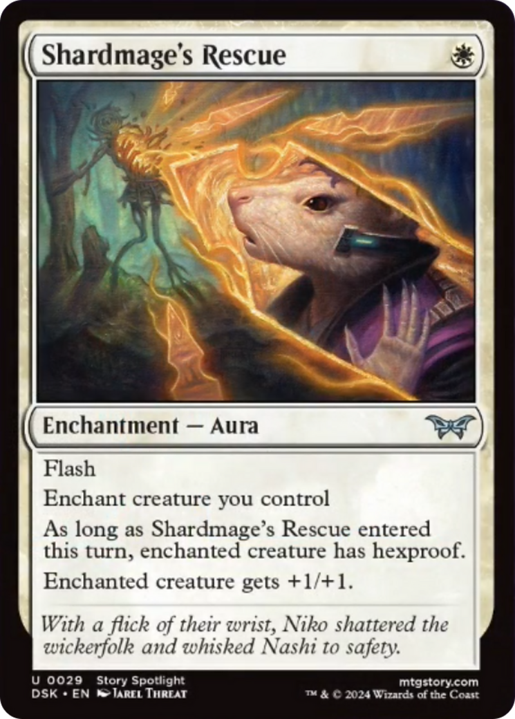 Shardmage's Rescue [Duskmourn: House of Horror] Foil