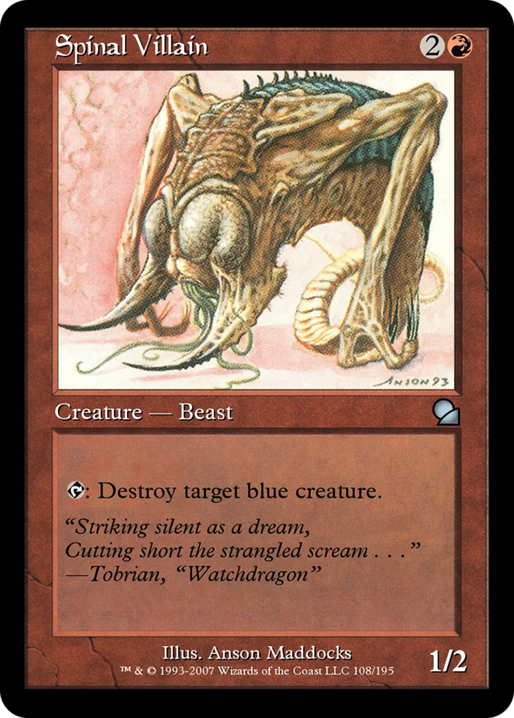 Spinal Villain  [Masters Edition] Foil