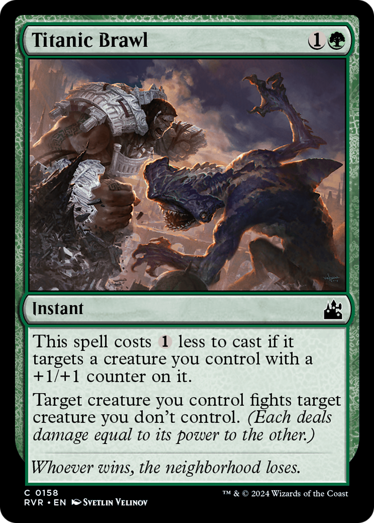 Titanic Brawl [Ravnica Remastered] Foil