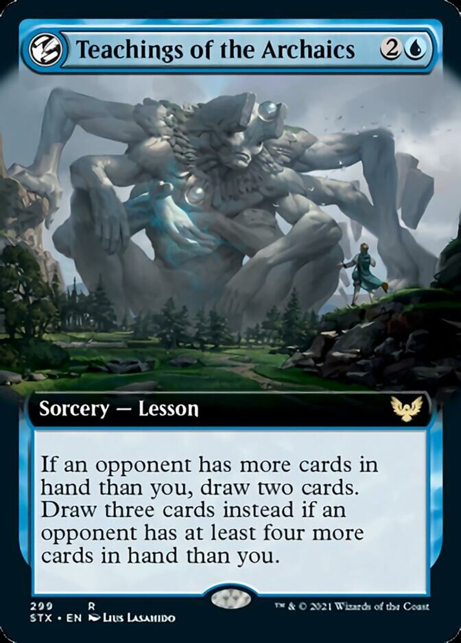 Teachings of the Archaics (Extended Art) [Strixhaven: School of Mages] Foil