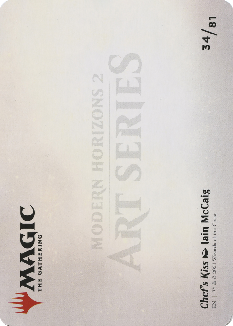 Chef's Kiss // Chef's Kiss  [Modern Horizons 2 Art Series] (Borderless) Foil