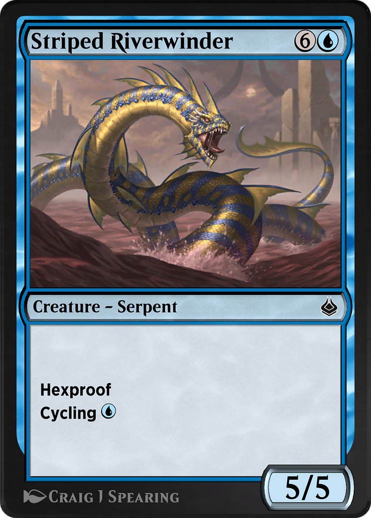 Striped Riverwinder  [Amonkhet Remastered]