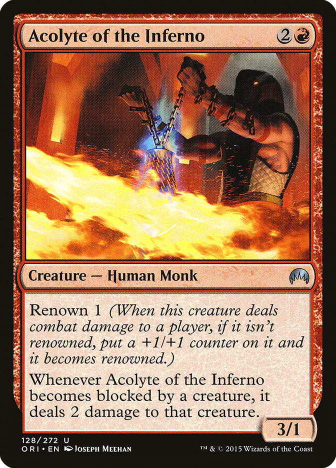 Acolyte of the Inferno [Magic Origins] Foil