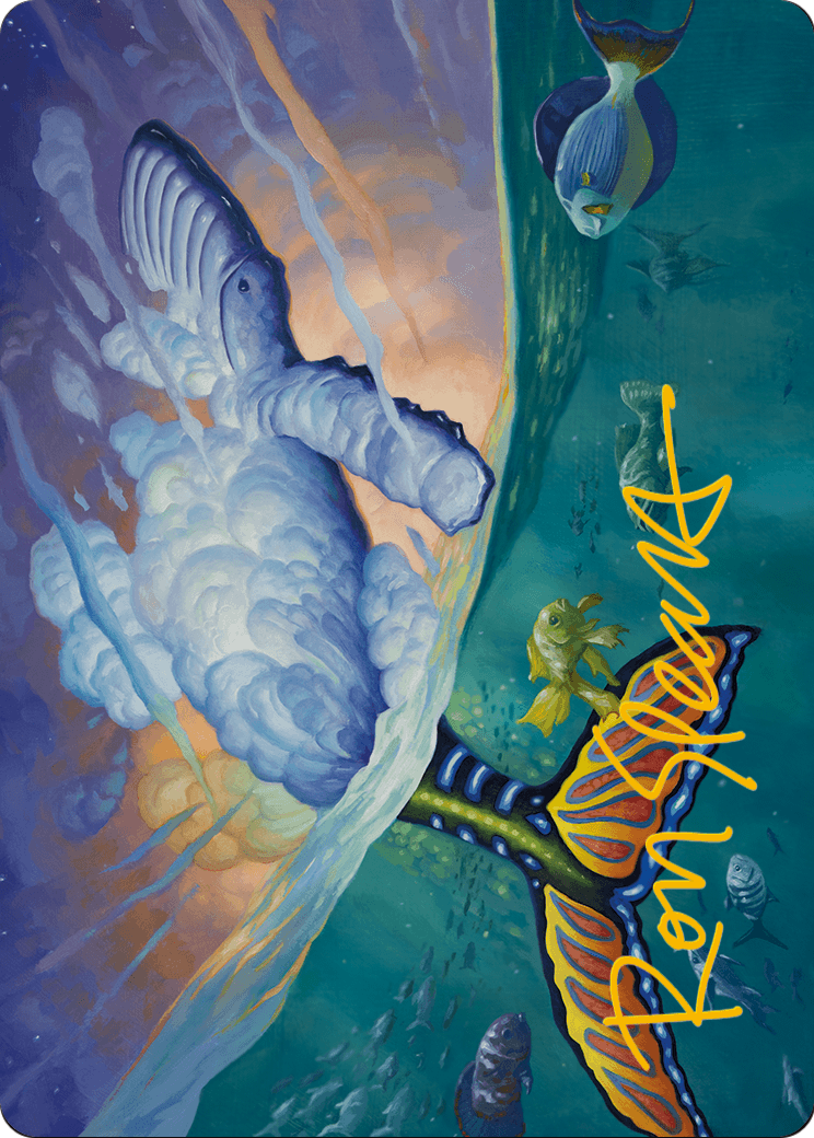 Dreamtide Whale // Dreamtide Whale  [Modern Horizons 3 Art Series] (Borderless) Foil