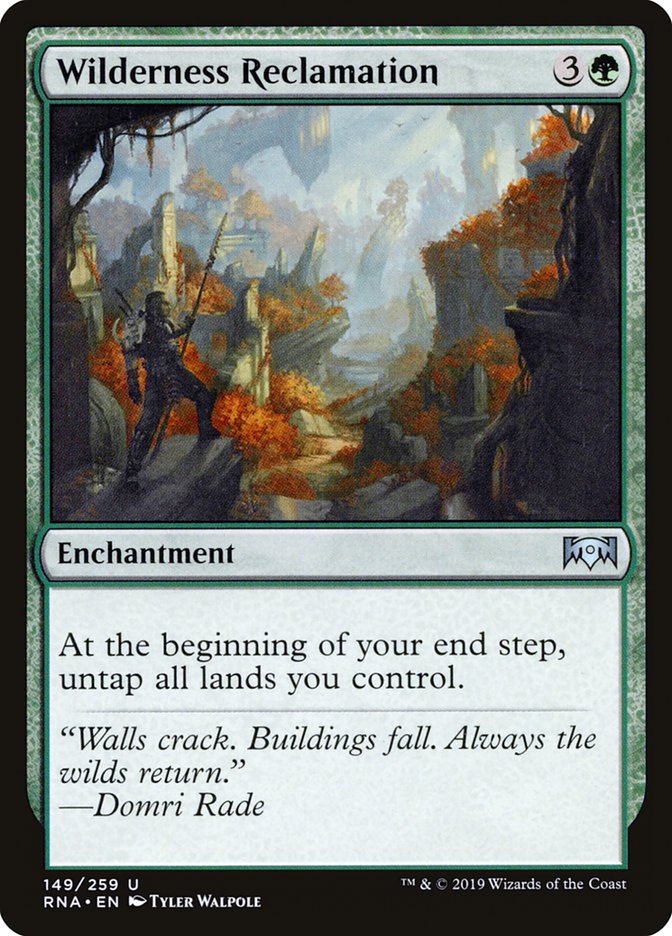 Wilderness Reclamation [Ravnica Allegiance] Foil