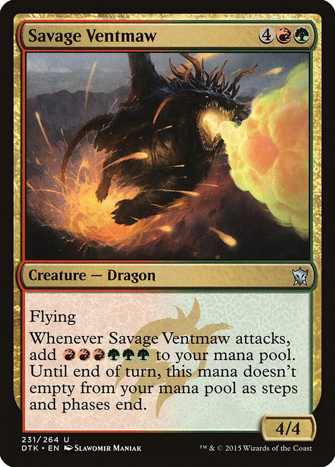 Savage Ventmaw [Dragons of Tarkir] Foil