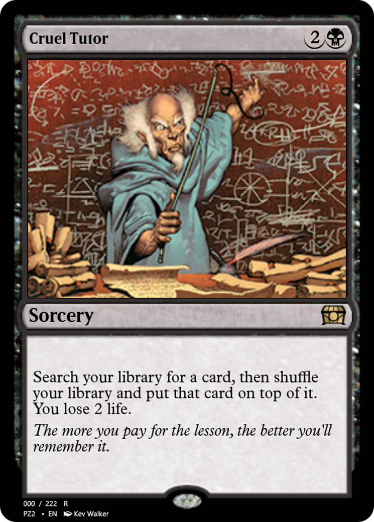 Cruel Tutor  [Treasure Chest] Foil