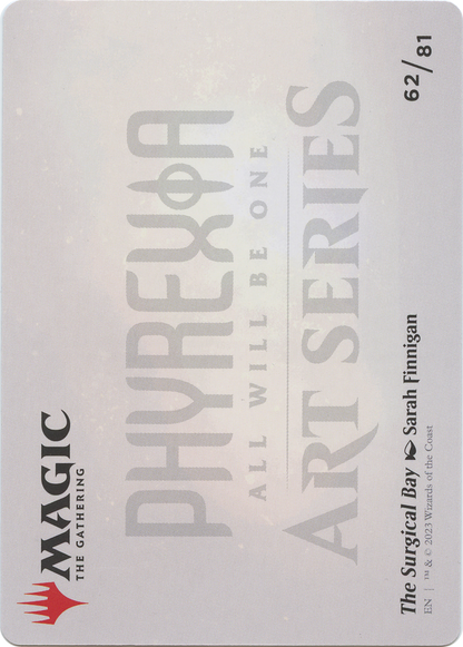 The Surgical Bay // The Surgical Bay  [Phyrexia: All Will Be One Art Series] (Borderless) Foil