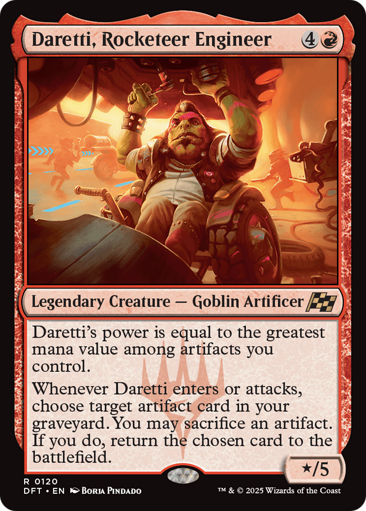 Daretti, Rocketeer Engineer [Aetherdrift] Foil