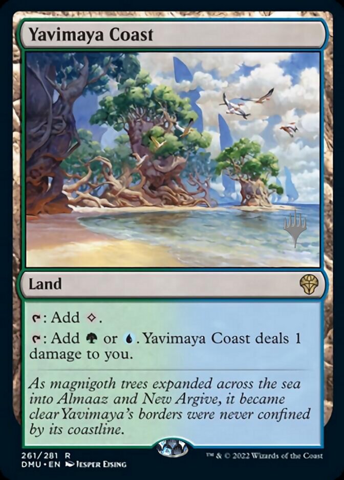 Yavimaya Coast (Promo Pack) [Dominaria United Promos] Foil