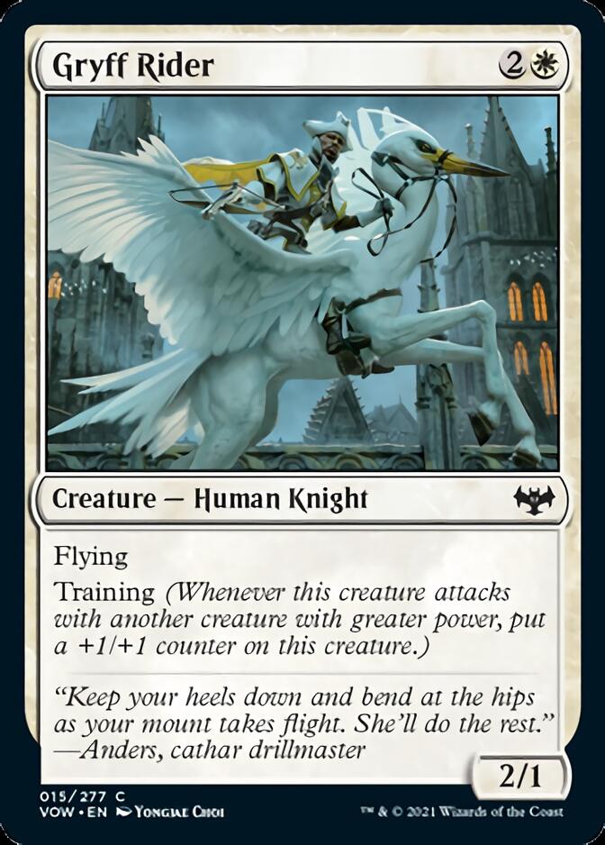 Gryff Rider [Innistrad: Crimson Vow] Foil