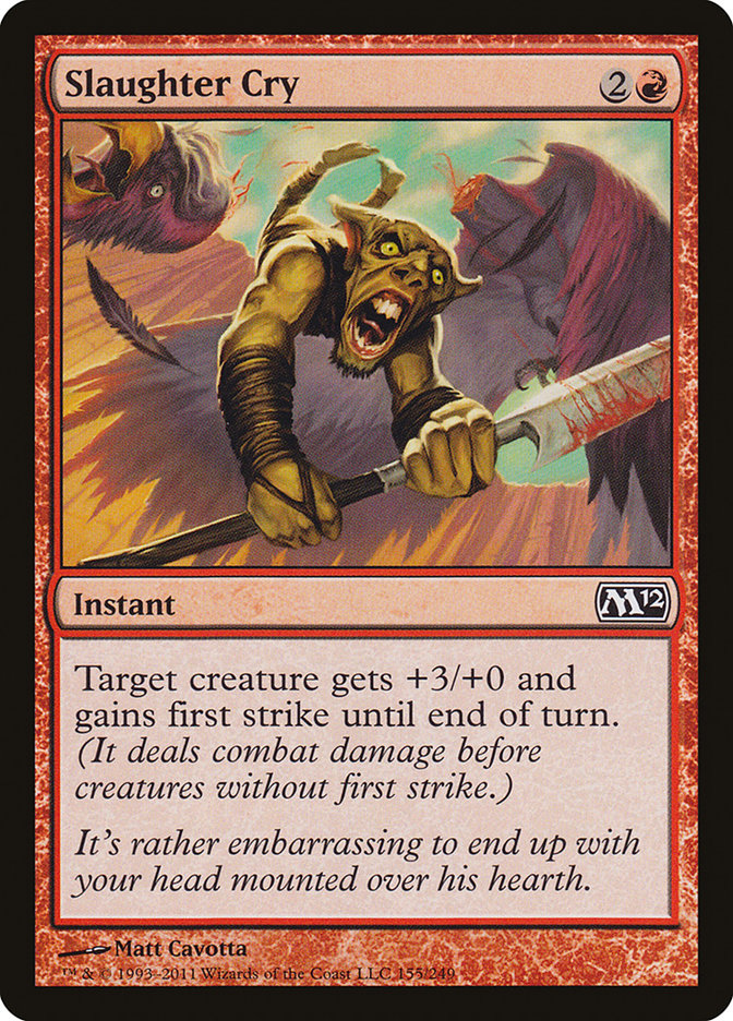 Slaughter Cry [Magic 2012] Foil
