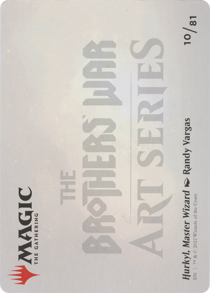 Hurkyl, Master Wizard // Hurkyl, Master Wizard  [The Brothers' War Art Series] (Borderless) Foil