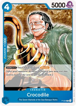 Crocodile (Promotion Pack 2022) (P-004) - [One Piece Promotion Cards]