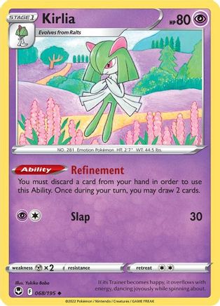 Kirlia (068/195) [Sword & Shield: Silver Tempest] Reverse Holofoil