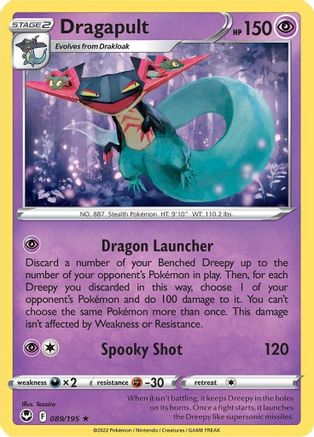 Dragapult (089/195) [Sword & Shield: Silver Tempest] Reverse Holofoil