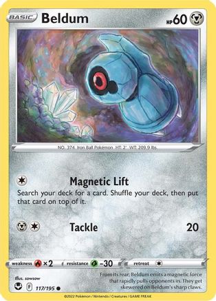 Beldum (117/195) [Sword & Shield: Silver Tempest] Reverse Holofoil