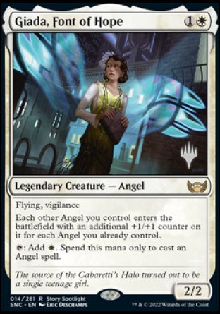 Giada, Font of Hope (Promo Pack) [Streets of New Capenna Promos] Foil