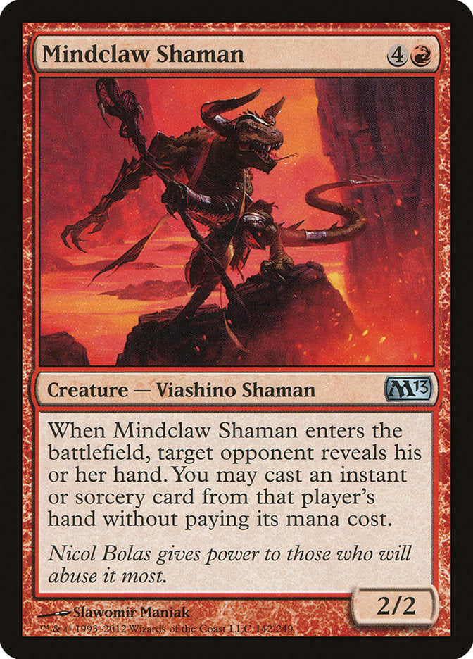 Mindclaw Shaman [Magic 2013] Foil