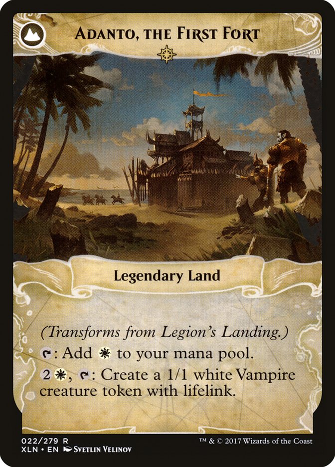 Legion's Landing // Adanto, the First Fort [Ixalan] Foil