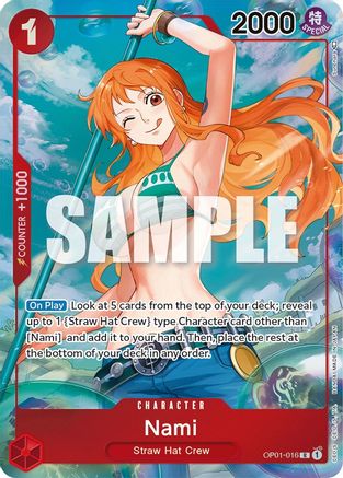 Nami (Parallel) (OP01-016) - [Romance Dawn] Foil