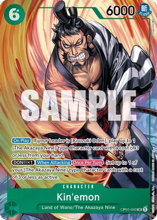 Kin'emon (Parallel) (OP01-040) - [Romance Dawn] Foil