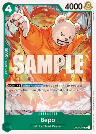 Bepo (OP01-049) - [Romance Dawn] Foil