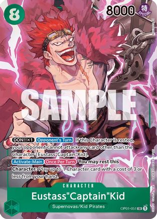 Eustass"Captain"Kid (Parallel) (OP01-051) - [Romance Dawn] Foil