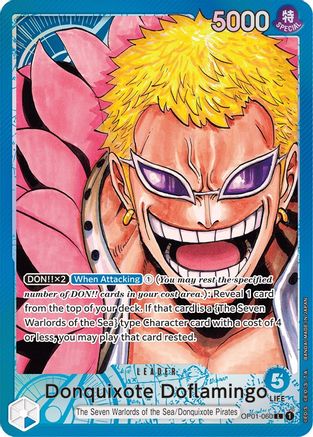 Donquixote Doflamingo (060) (Parallel) (OP01-060) - [Romance Dawn] Foil