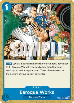 Baroque Works (OP01-090) - [Romance Dawn]
