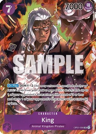 King (096) (Parallel) (OP01-096) - [Romance Dawn] Foil