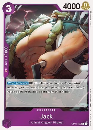 Jack (OP01-102) - [Romance Dawn] Foil