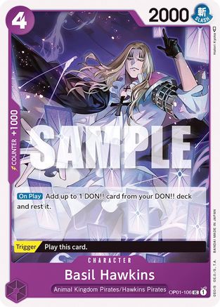 Basil Hawkins (OP01-106) - [Romance Dawn]