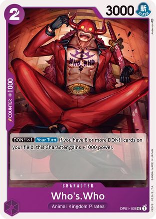 Who's.Who (OP01-109) - [Romance Dawn]