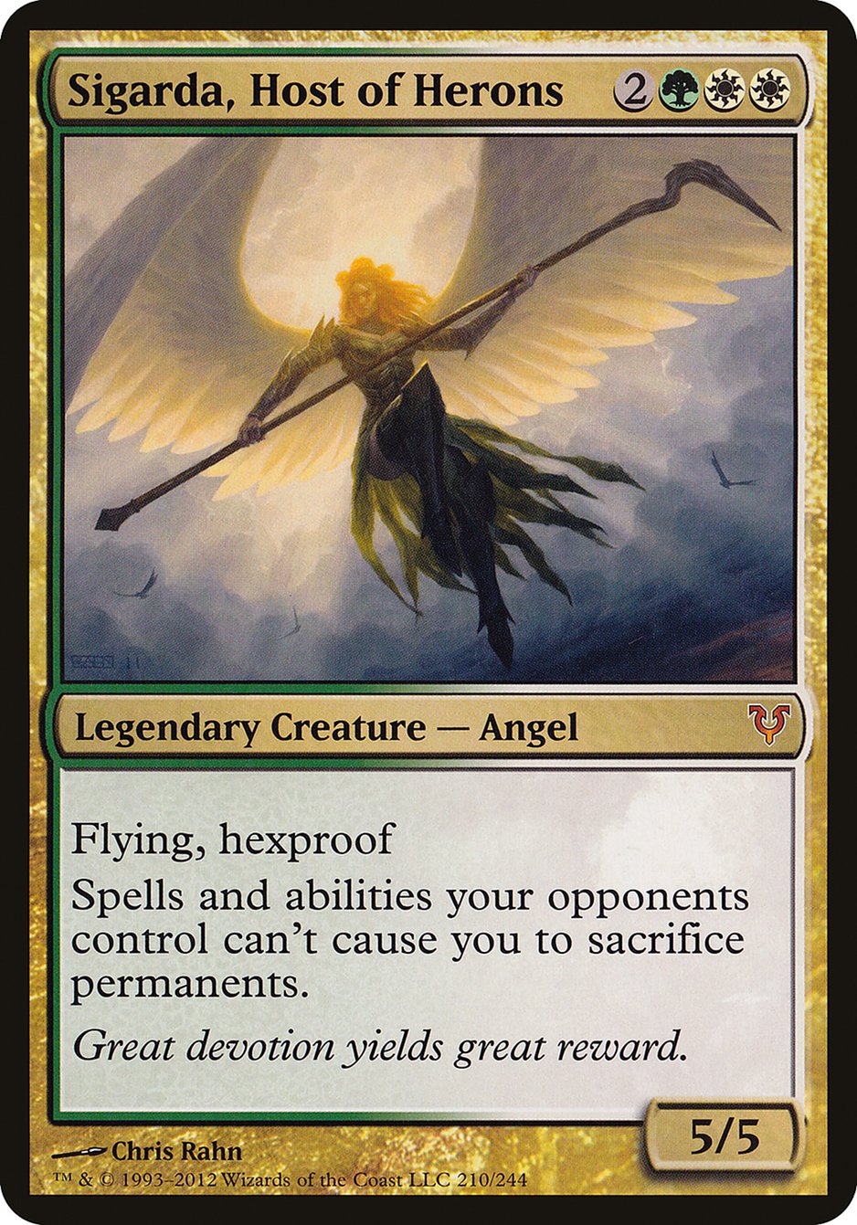 Sigarda, Host of Herons [Open the Helvault] Foil