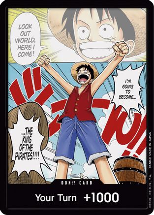 DON!! Card (Manga) (Alternate Art) - [Romance Dawn] Foil