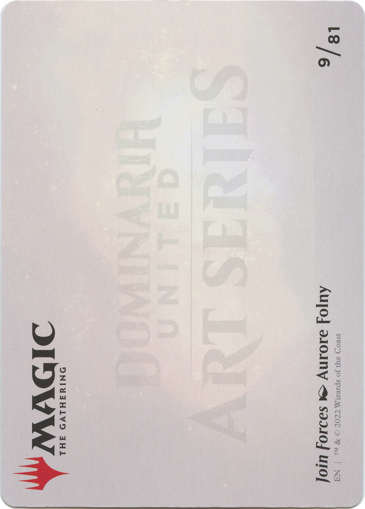 Join Forces // Join Forces  [Dominaria United Art Series] (Borderless) Foil