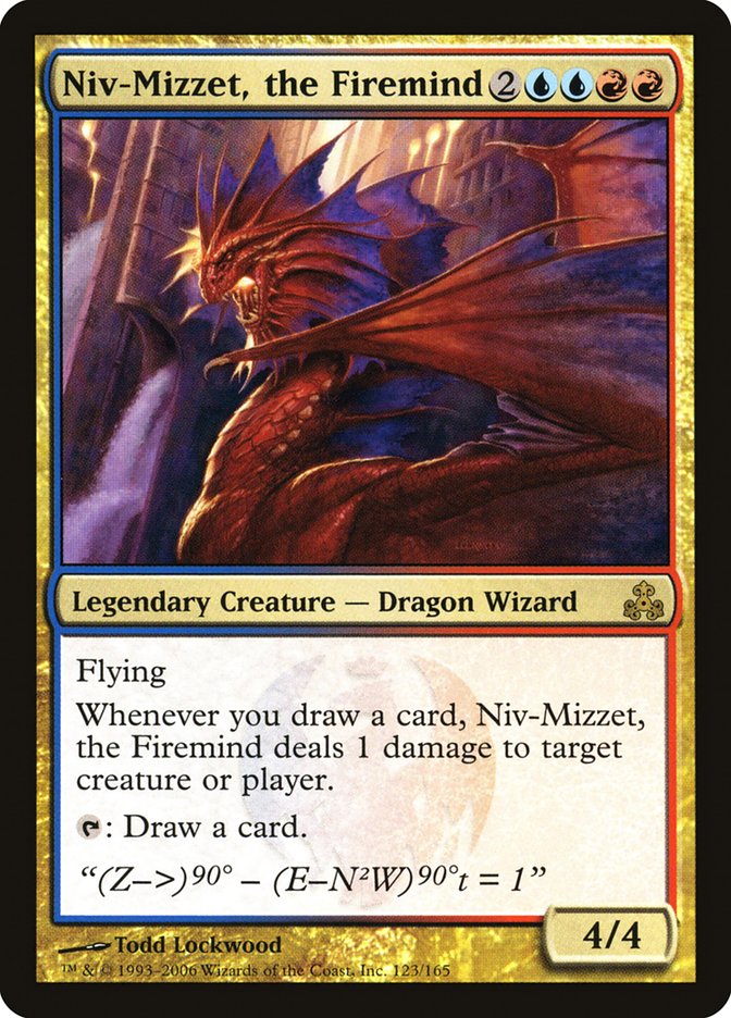 Niv-Mizzet, the Firemind [Guildpact] Foil
